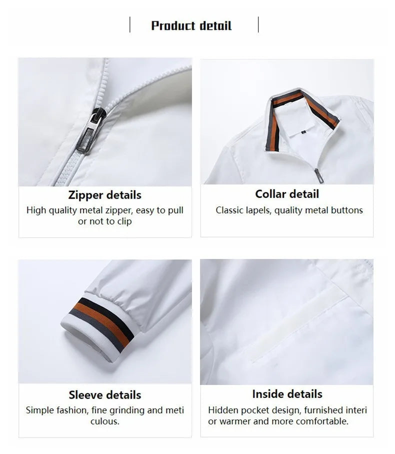 Spring and Autumn Men Jacket Casual Long Sleeved For Ferrari F1 Racing Suit Stand-up Collar Jackets Sports Riding Windproof Coat