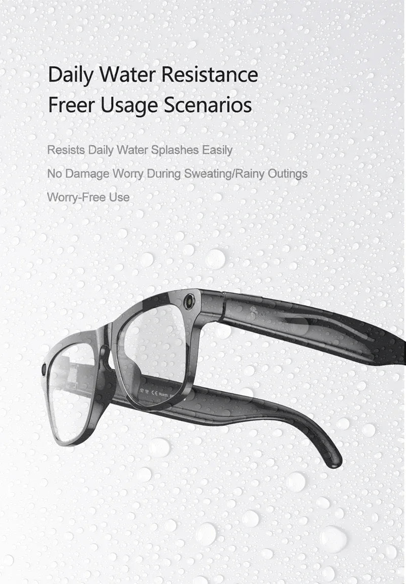 Xiaomi Smart AI Glasses HD 8K Photochromic Multifunction Bluetooth Calling Voice Assistant Music Player Translate Camera Glasses