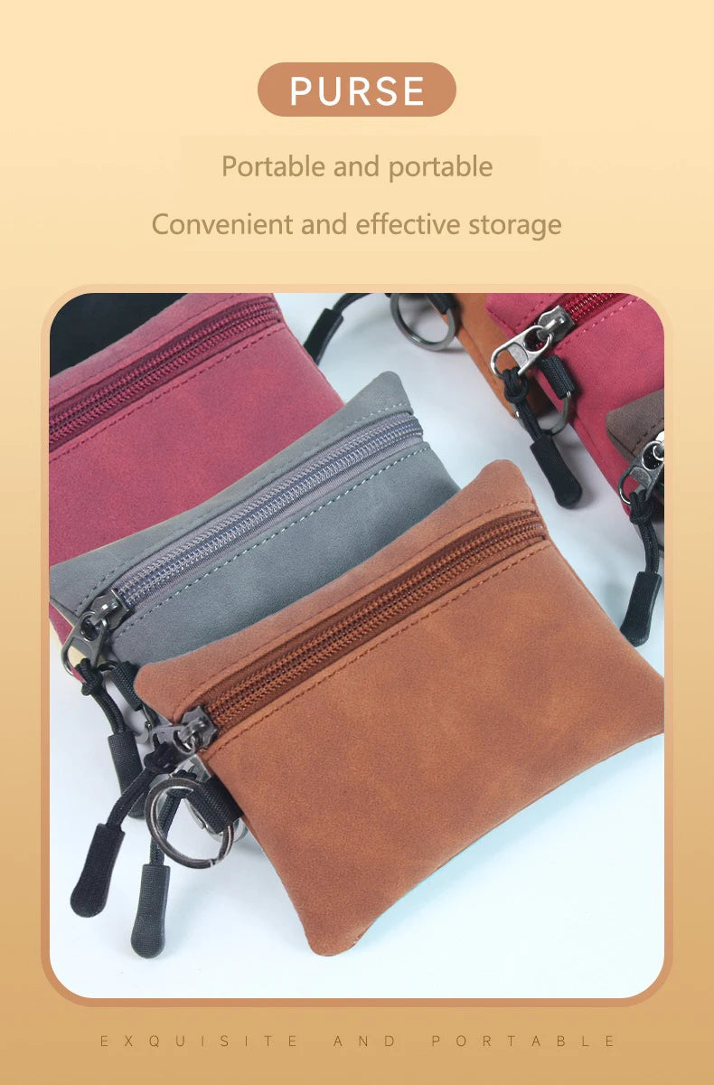 Portable Suede Car Key Bag Zipper Wallets Card Coins Pouchs For Bentley Flying Spur Continental GT Bentayga Mulsanne Accessories