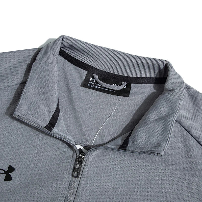 Under Armour Men's and Women's Fashion Sports Jacket Knit Sports Training Running Fitness Casual Jacket Top 23600304-014