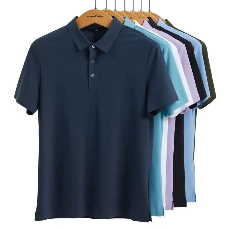 Honda 2025 Summer New Hot Men's High-quality Polo Shirt Racing Badge Casual 2025 Summer Breathable Comfortable Street Polo Shirt