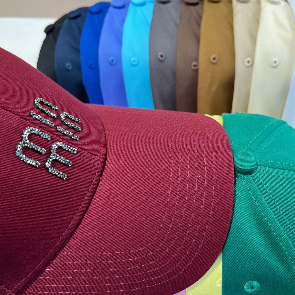 MI Hardtop Cotton Baseball Cap Versatile For All Seasons Multi-Color Duckbill Cap Fashionable Daily Casual Sports Cap