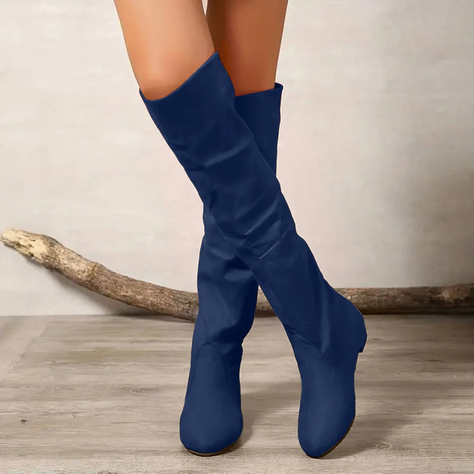 Women'S Over The Knee Thick Heel Boots