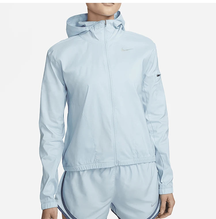 Nike Official Authentic New Women's Water-Resistant Hooded Running Jacket Sun Protection DH1991-442