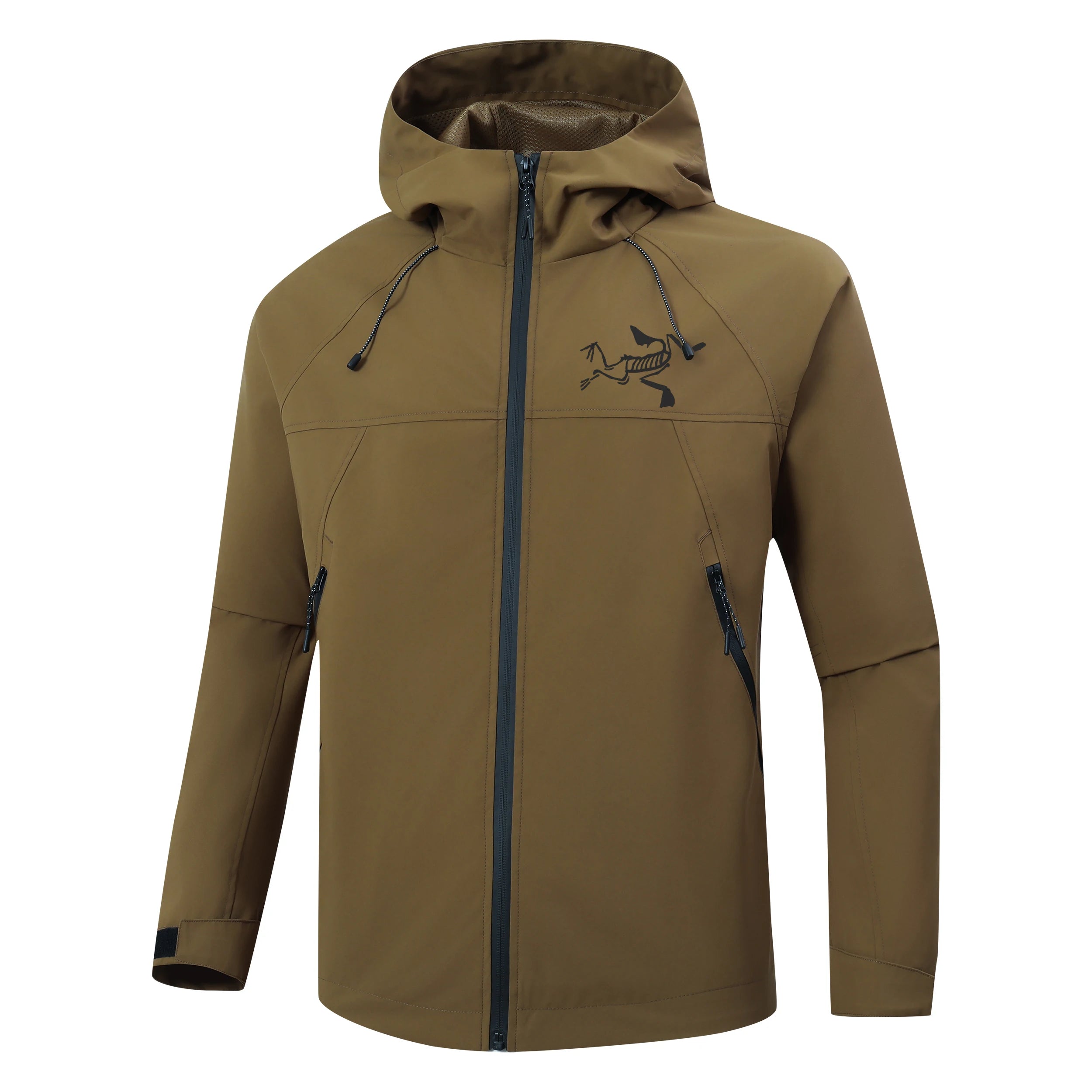 Unisex Waterproof Windproof Hooded ARC Jacket with Breathable Inner Net - Multiple Colors for Outdoor Fishing Hiking Jacket