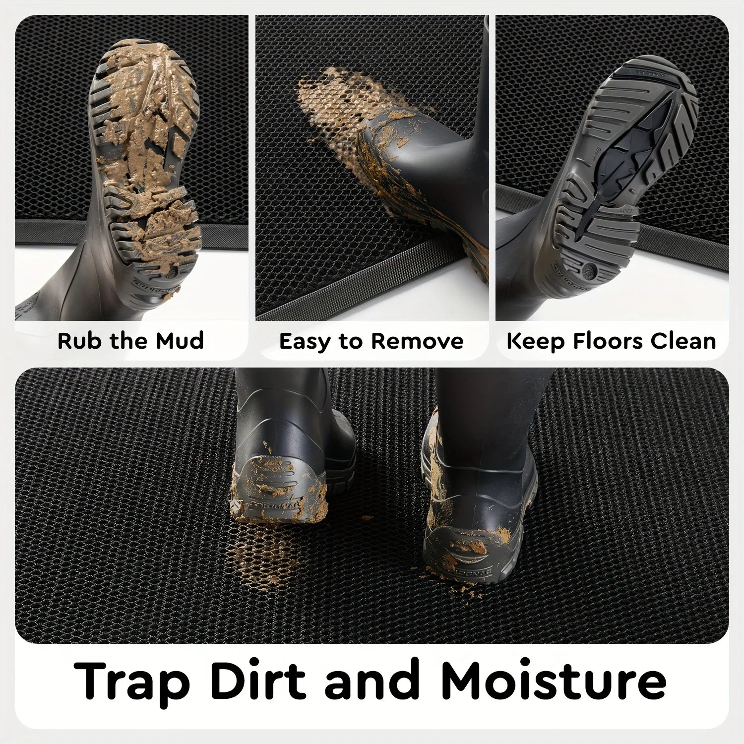 Non-slip Outdoor Elastic Carpet Front Doormat Comfortable Resilient Carpet Entrance Door Mat High Elasticity Floor Mat