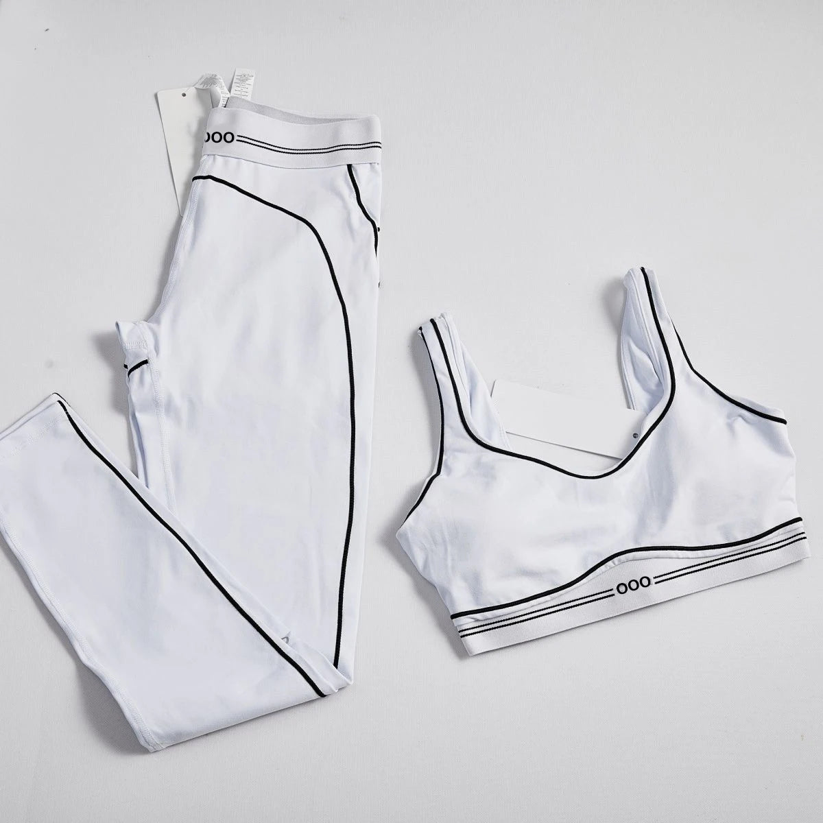 2026 Summer Women's Fashion Slim Fit Tank Top and Fitness Pants Sports Running Jump Rope Set Two Piece Set