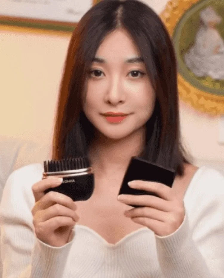 Mini hair straightener wireless USB charging portable multi-functional hair care hair styling comb straightener smooth hair