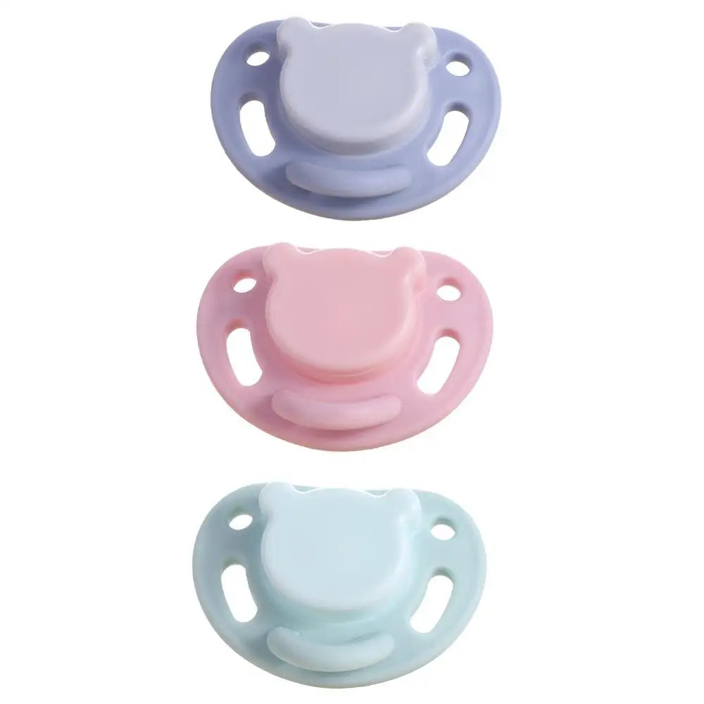 Comfort Newborn Bite Supplies Baby Gift Round Head Soother Nipples With Storage Box Cartoon Baby Pacifier Infant Sleep Nipple