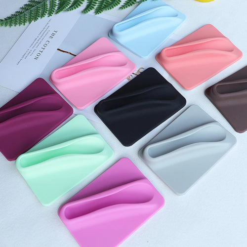 Silicone Lipstick Clip Card Holder for Phone Case - Anti-Fall Lip Gloss Holder with Kickstand, Liquid Silicone Mobile Phone Case