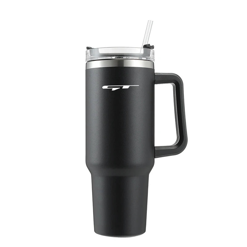 Vacuum Flask Travel Thermal Cup Stainless Steel Coffee Mug For Kia Stinger Sonet Ceed Stonic Optima K7 K5 K8 K3 Seltos Telluride