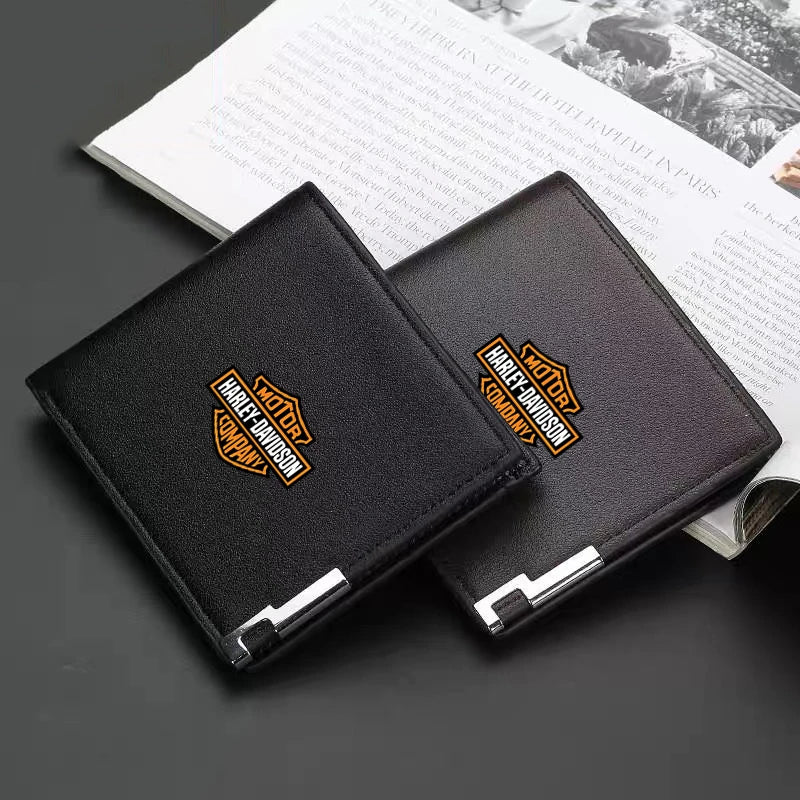 Leather Car Driver License Credit Card Holder Business Wallet For Harley Davidson Electra Glide Ultra Classic Motorcycle Styling