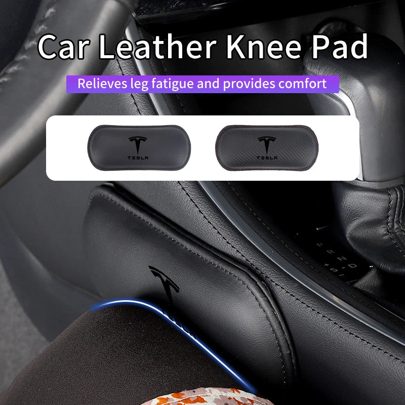 Car r Valve Core Knee Leg Protective Pad Foot Armrest Cushion For Tesla Model 3 Model S Model X Model Y Roadster