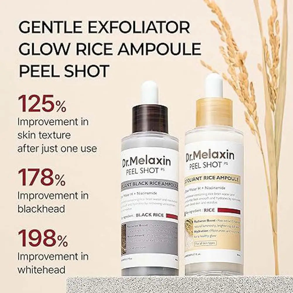Dr. Melaxin Multi-action Moisturizing Stick Cream/Essence Rice Exfoliating Serum Anti-Wrinkle Firming Eye Cream Facial Cleanser