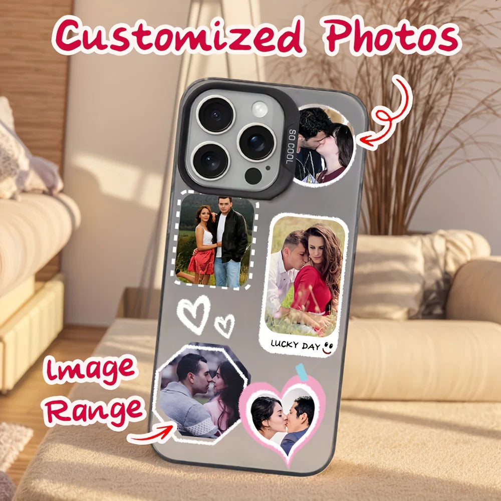 DIY Custom Love Photo IMD Shockproof Phone Case For iPhone 1716 15 14 13 12 11 Pro Xs Max X XR Mini 16e 7 8 Plus SE 2020 2022
