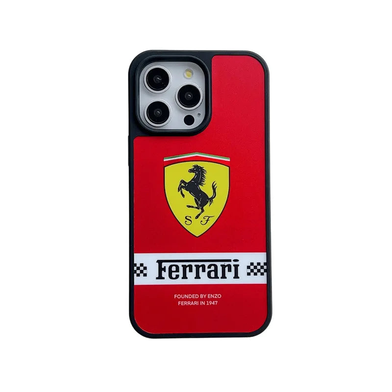 Fashion For Ferrari Phone Case For IPhone 17 Pro Max 16 15 14 12 13 11 Pro Max Mini X XR XS Max 7 8 Plus Anti Fall Cover Shell