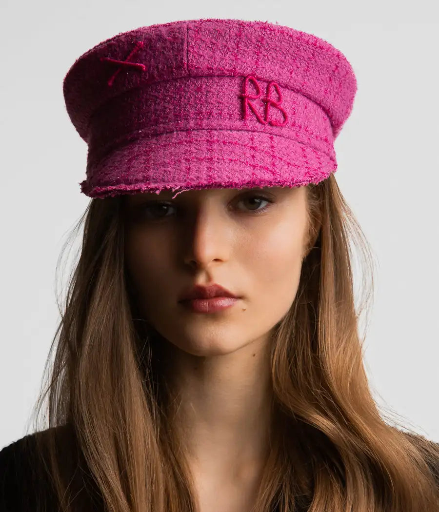 Multifunction Tweed Baker Boy Cap