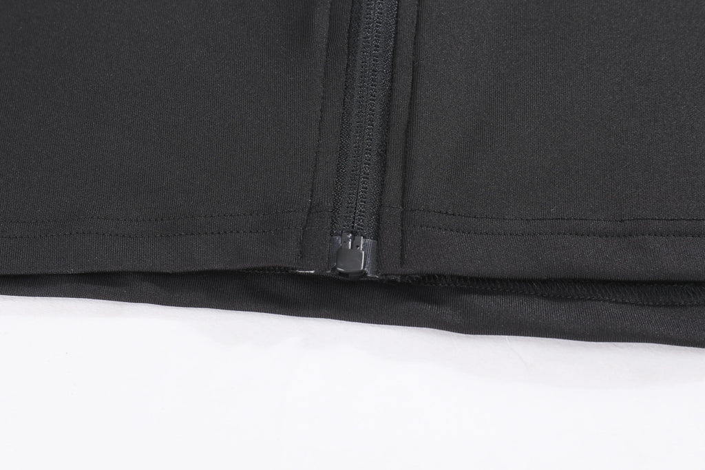 Winter Mens Running Jackets Long Sleeve Full Zipper Training Shirts Workout Sports Sweatershirt Sportswear Elastic Reflective