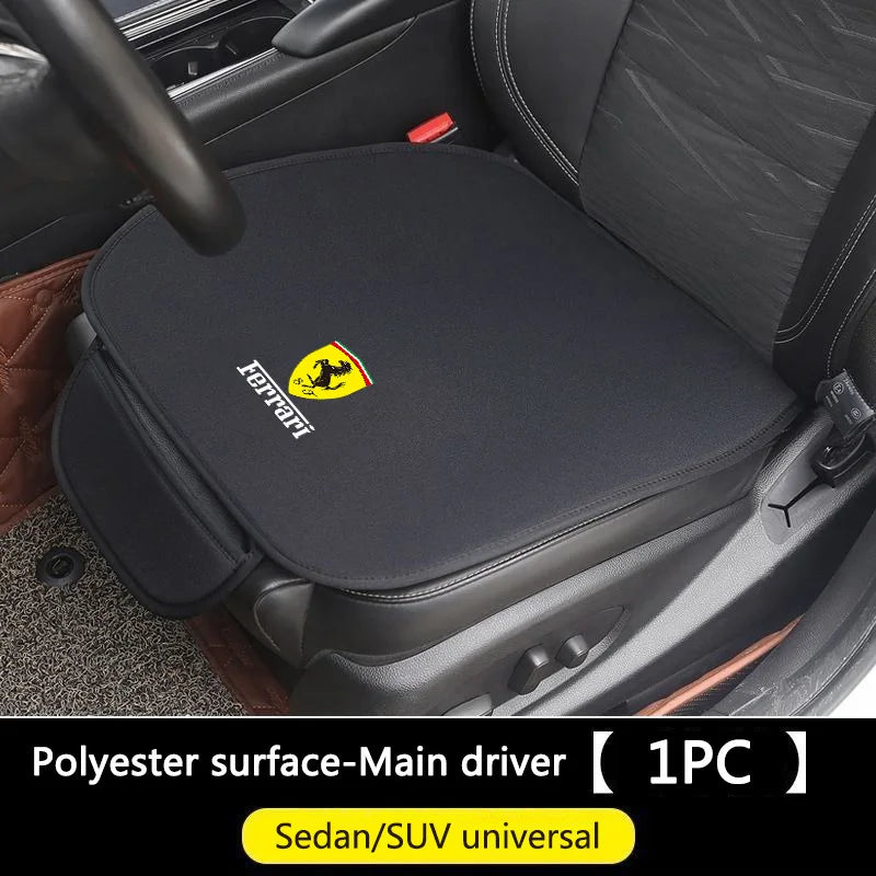 Car Front Back Seat Cushion Protect Pad Auto Non-Slip Cover For Ferrari F430 Stradale 458 488 599 612 F12 F1 Styling Accessories