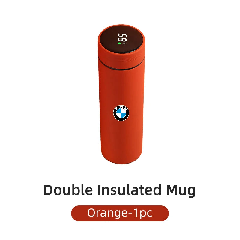 Office Home Mug Thermal Tumbler Outdoor Insulated Cup Water Bottle For BMW 1 3 5 Series X1 X4 X5 X7 G20 G38 F20 F39 F48 E46 E60