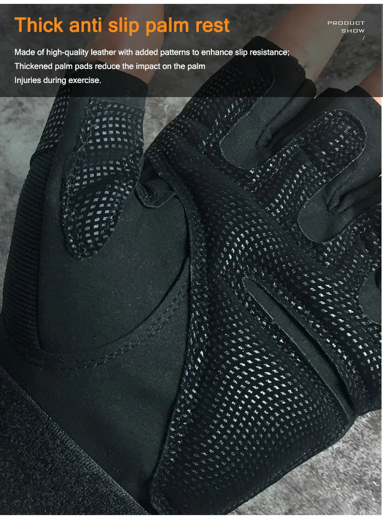 Half Finger Men's Gloves Outdoor Military Tactical Gloves Sports Shooting Hunting Airsoft Motorcycle Cycling Gloves For Harley