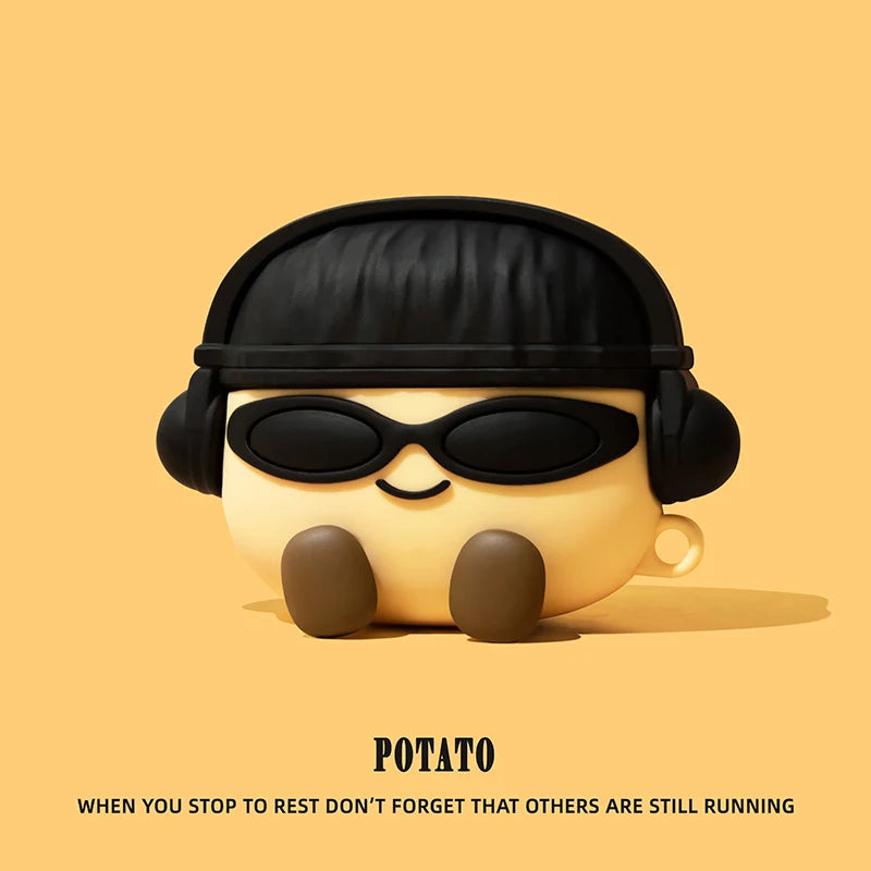 3D Ice Cream Puppy Cartoon Cover for AirPods 4 Case Cute Earphone Case for AirPods Pro 3 2 Charging Cover for AirPods 4 3 2 1