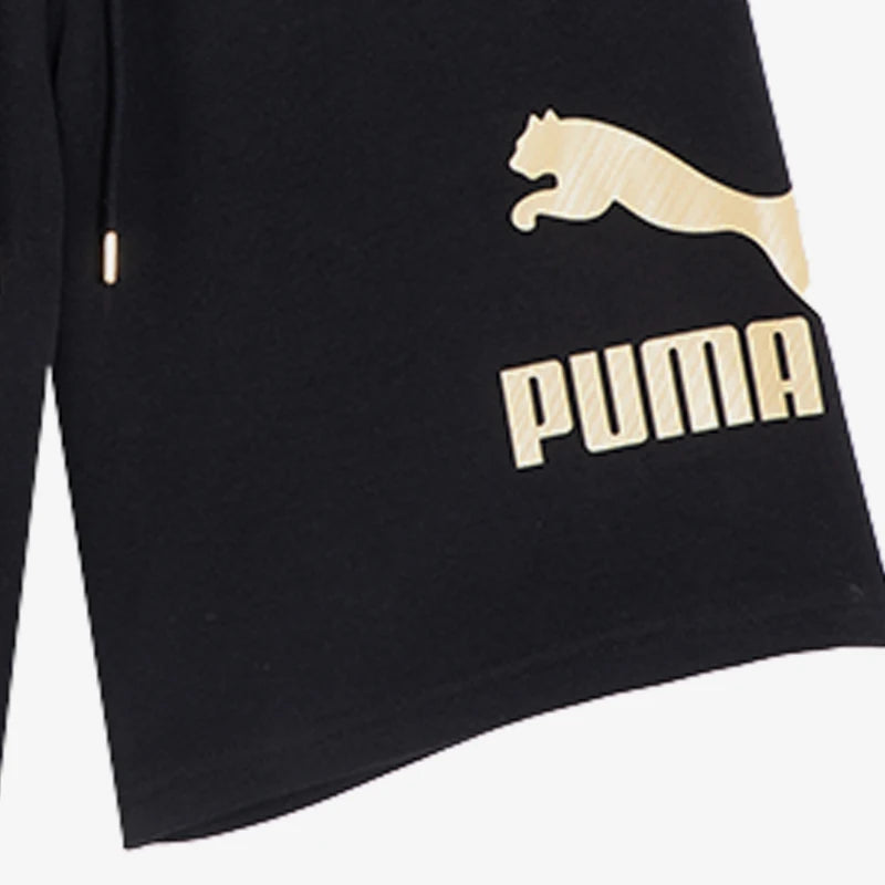 Puma Genuine Product 2024 Summer New Unisex Drawstring Casual Shorts 626881-01