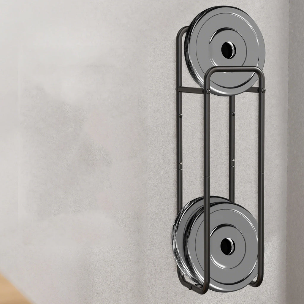 1 Pc Towel Rack, Wall-Mounted Ironwork Double-Pole Bathroom Storage Rack, Vertical Bath Towel Hanging Rack
