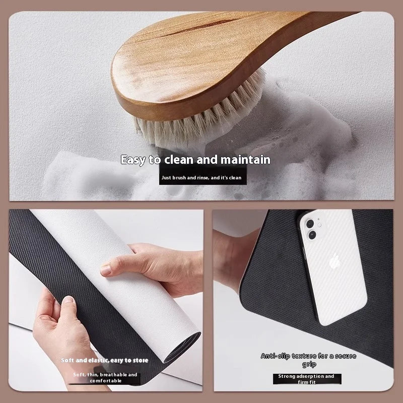 VIKAMA Budding Diatomite Carpet Scandinavian Style Non-Slip Water-Absorbent Mute Kitchen Breakfast Area Home Decoration