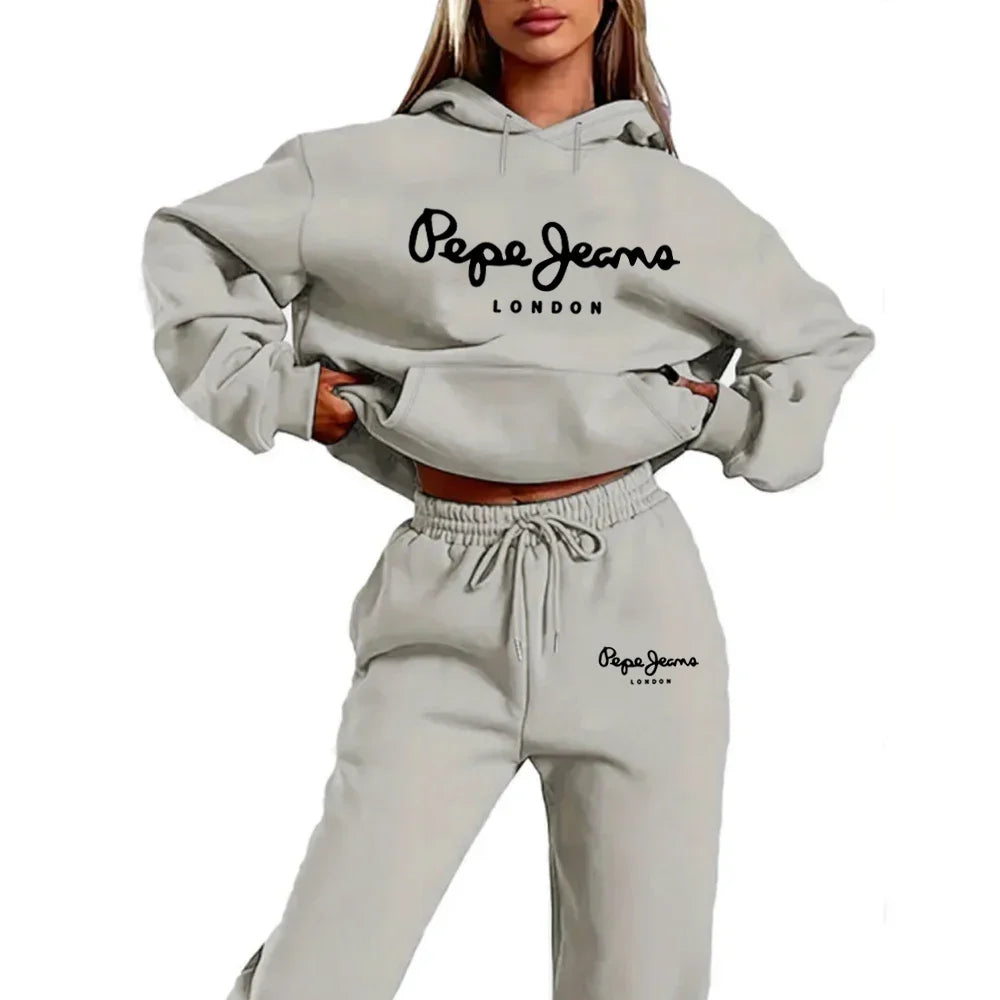 Daily Hot Sales Simplicity Women's Tracksuit Long Sleeve Fashion Women's Clothing Sweatpants Pullover Sports Outdoor Casual