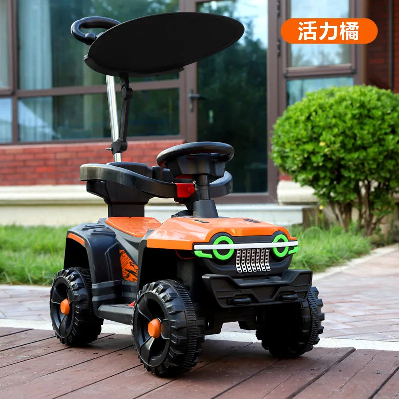 Remote Control 1-6-Year-Old Children's Electric Four-Wheel Motorcycle Off-Road Vehicle Can Accommodate Passengers