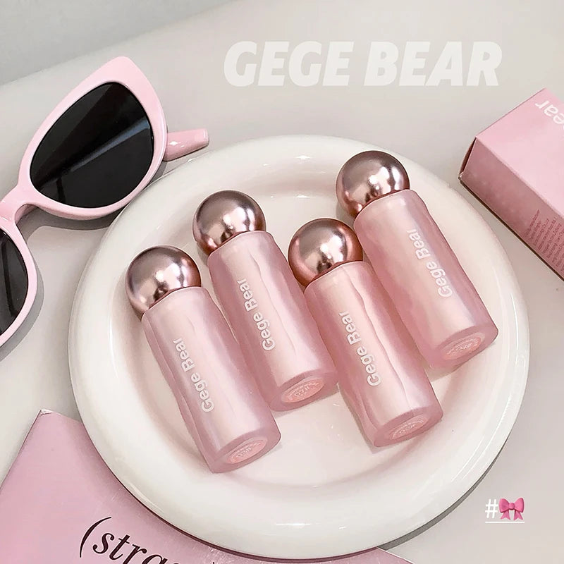 Gege Bear Velvet Matte Lip Mud, Soft, High Pigment for Long-lasting Wear, and Brightening Velvet Matte Finish Lip Color
