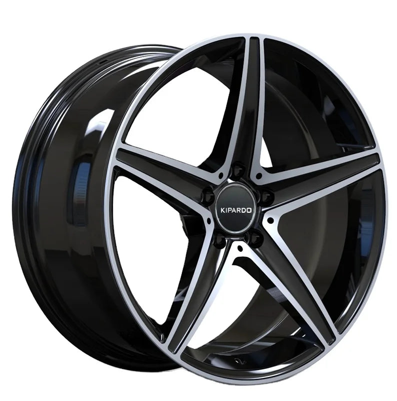 High Quality 20 Inch Passenger Car Aluminum Alloy Wheels Rims Cheap Price Five Spoke Design New Condition PCD 5x112 5x120