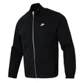 Nike's New Club Series Stand-Up Collar Knit Zipper Outdoor Running Men's Sports Jacket, Comfortable and Skin-Friendly, Stylish Fitness Training Jacket, Cool Black Versatile Trendy Street Style Casual Top, Recommended for Goin