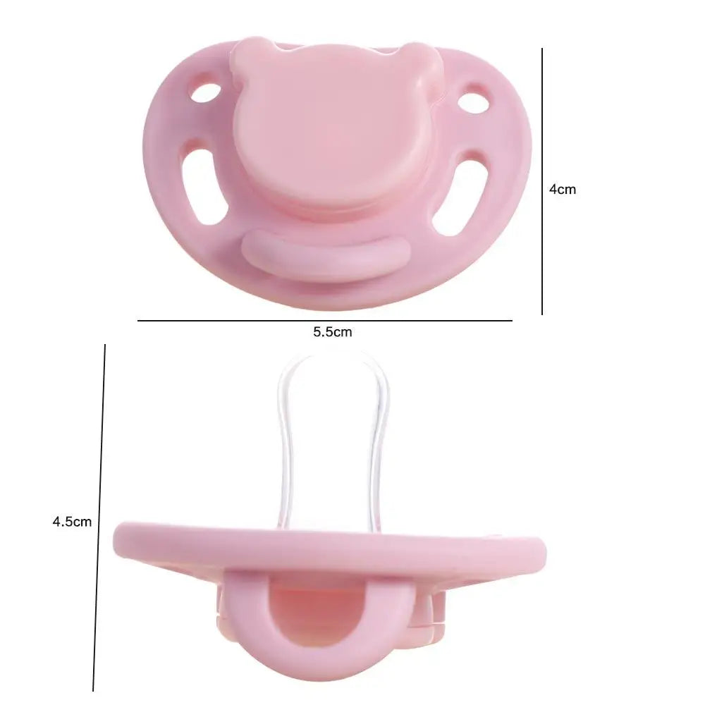 Comfort Newborn Bite Supplies Baby Gift Round Head Soother Nipples With Storage Box Cartoon Baby Pacifier Infant Sleep Nipple