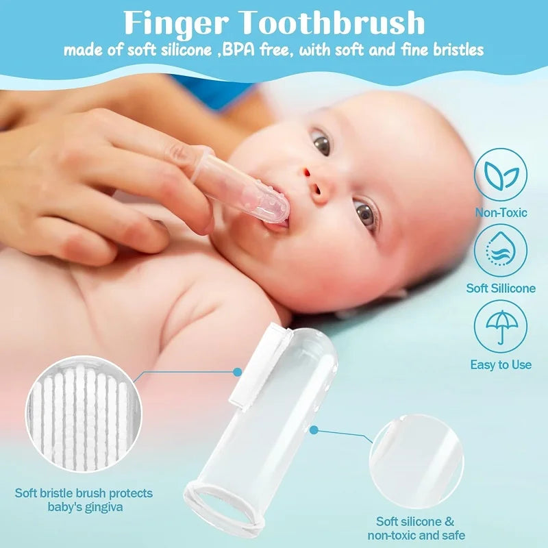 Baby Care Kit Kids Hair Nail Healthcare Thermometer Grooming Brush Kit Clipper Scissors Nail clipper Newborn Care Cleaning Set