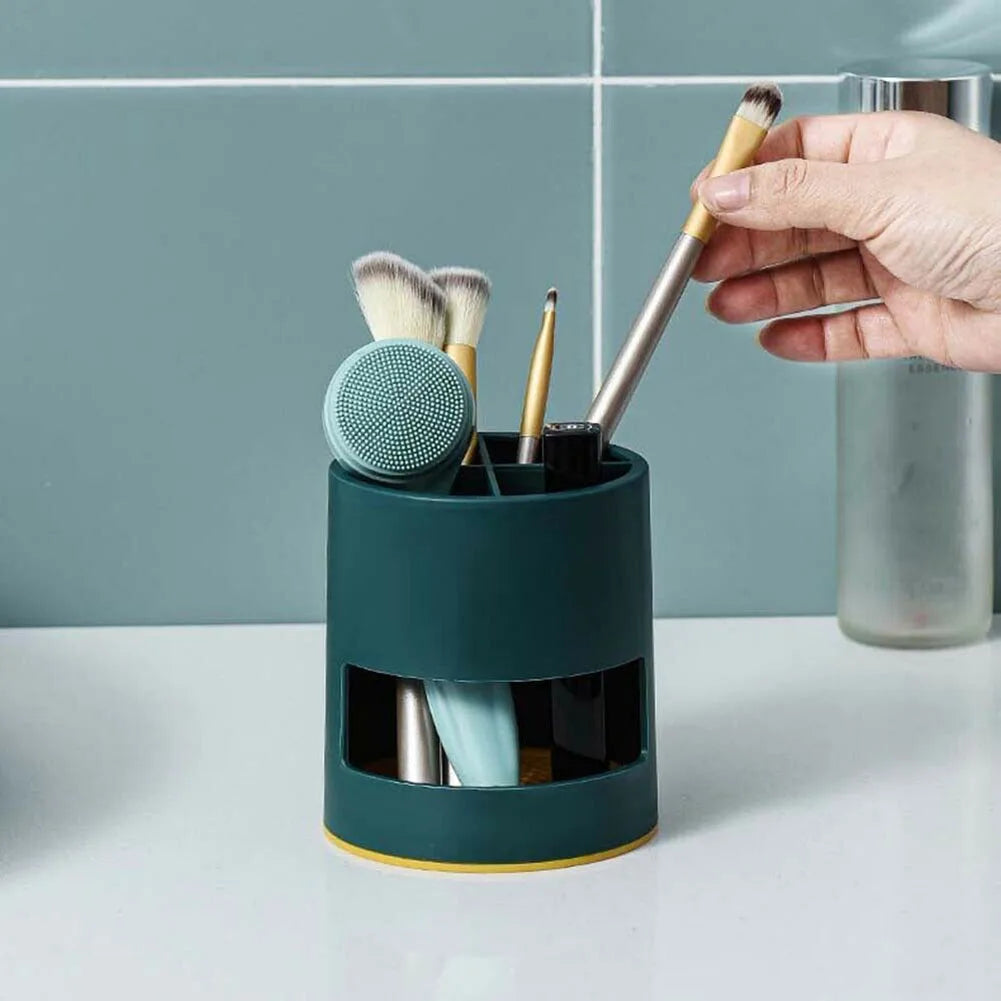 Electric Toothbrush Holder Plastic Storage Organizer Bathroom Toothpaste Holder Cup Box With Drain Holes Bathroom Accessories