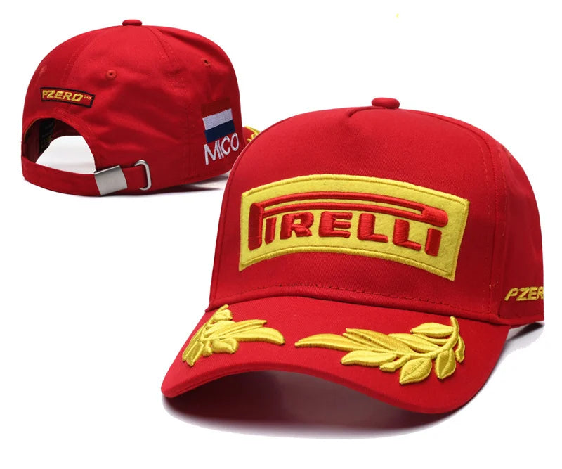 Ferrari F1 Racing Fleet Hat Embroidery Baseball Hats Outdoor Sports Cycling Cap For Ferrari F430 Stradale 458 488 599 612 FF F12
