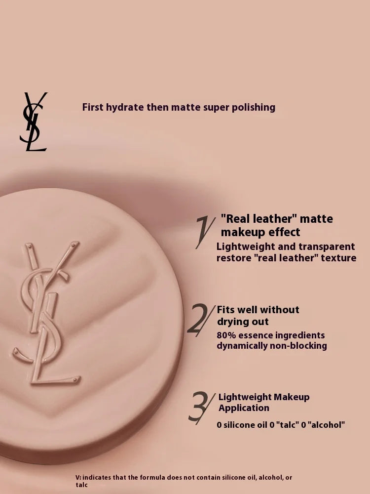 YSL New Leather Cushion - High Coverage, Transfer - Resistant, Perfect Birthday Makeup Gift for Her