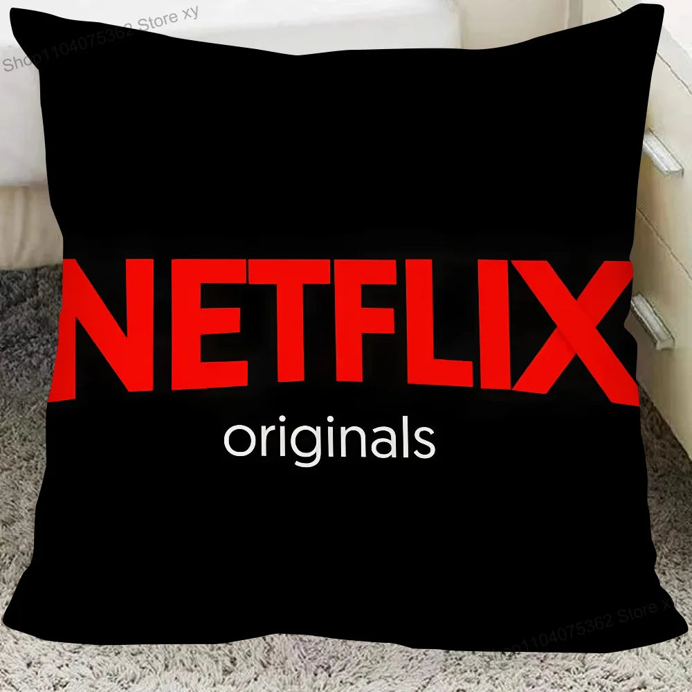 1PC Netflix Pillow Case Square Pillow Cushion Cover Bedroom Sofa Room Decoration Casual Pillow Cover