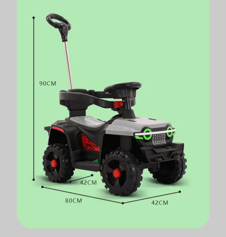 Remote Control 1-6-Year-Old Children's Electric Four-Wheel Motorcycle Off-Road Vehicle Can Accommodate Passengers