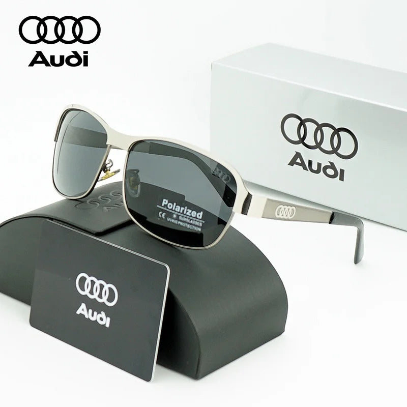 AUDI Luxury Sunglasses High End for Men Women Polarized UV400 Driving Glasses Classic Style Premium Quality Fashion Design 54