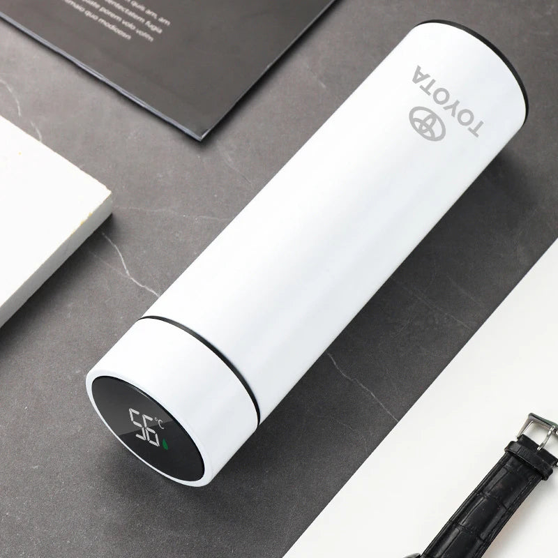 Car Insulated Cup 500ml Water Cup Coffee Tea Thermos For Toyota Crown Gazoo Racing Alphard TRD Corolla Yaris Chr Auris Camry
