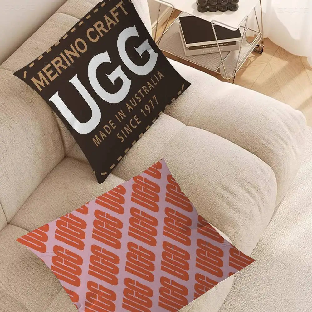 Cool U-UGGS Pillowcase toon Gift Cushion Cover Bedroom Home Sofa Chair Seat Decor pillow case