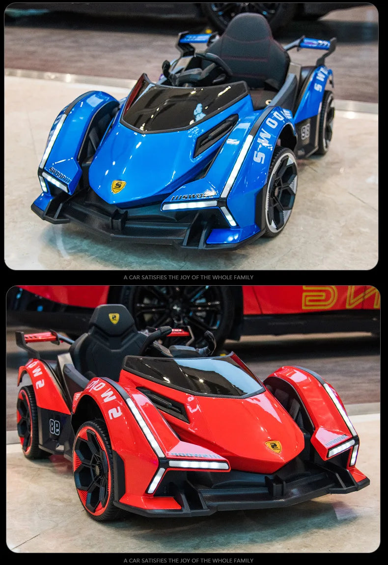 1-5-Year-Old Rechargable Children's Electric Toy Four-Wheel Remote Control Ride On Car For Boys And Girls