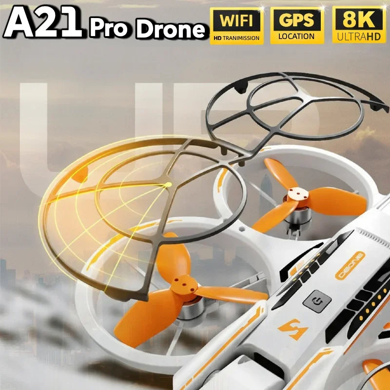 Hot for Genuine Original A21Pro Drone GPS 8K Professional Aerial Photography Remote Control Aircraft 5G HD Camera Quadcopter Toy