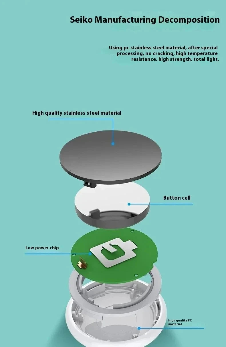 Lenovo New Bluetooth Smart GPS Tracker Anti-Lost Reminder Device Elderly Kid Bags Finder Air Tag Apple Android Tracking Locator