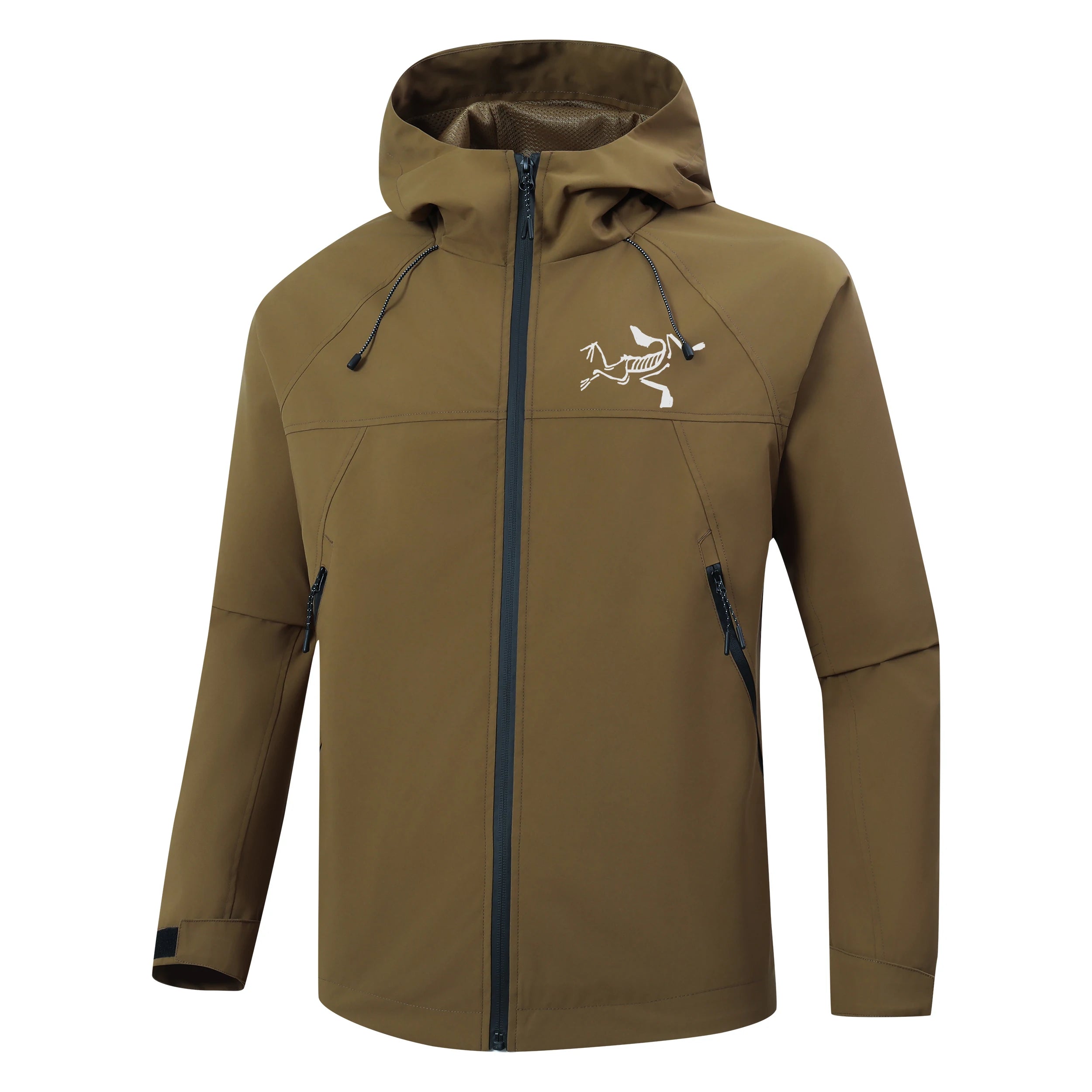 Unisex Waterproof Windproof Hooded ARC Jacket with Breathable Inner Net - Multiple Colors for Outdoor Fishing Hiking Jacket