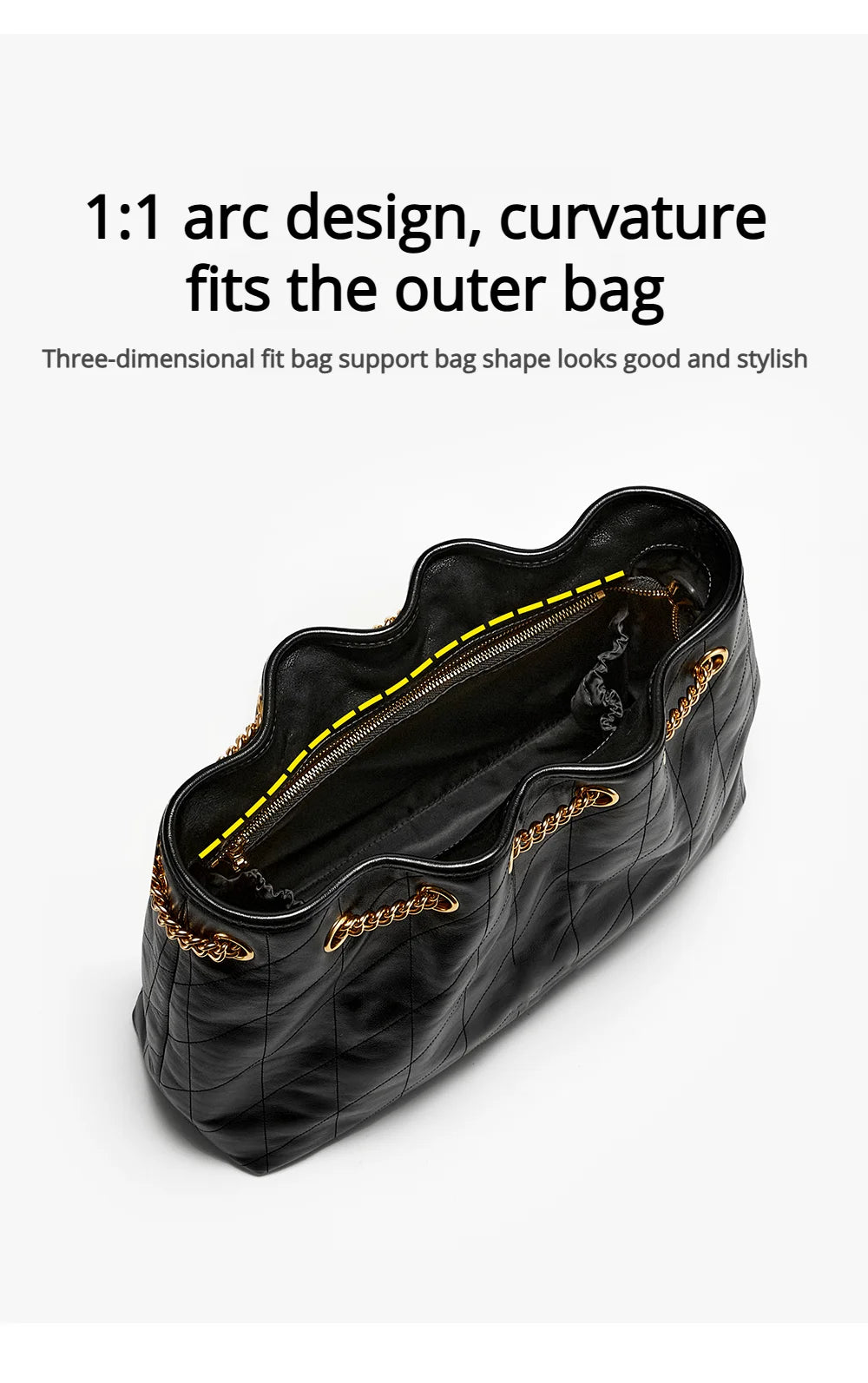 Bag Organizer Insert For Coach Evelyn34 Bag Support Storage Inner Modification Wateproof DIY Bag Accessories