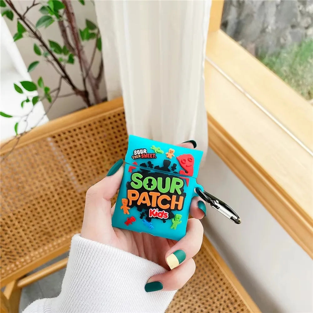 Ice Cream Snacks Earphone Case for AirPods 4 2024 Silicone Earphone Charging Cover for AirPods Pro 3 2 Case for AirPods 3 2 1